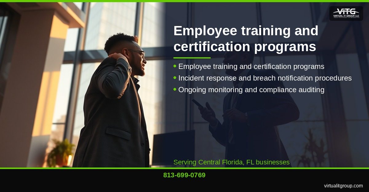 HIPAA compliance training session for healthcare staff in Tampa Bay medical practice | HIPAA Compliance Services for MSPs — Pricing and Packaging Central Florida